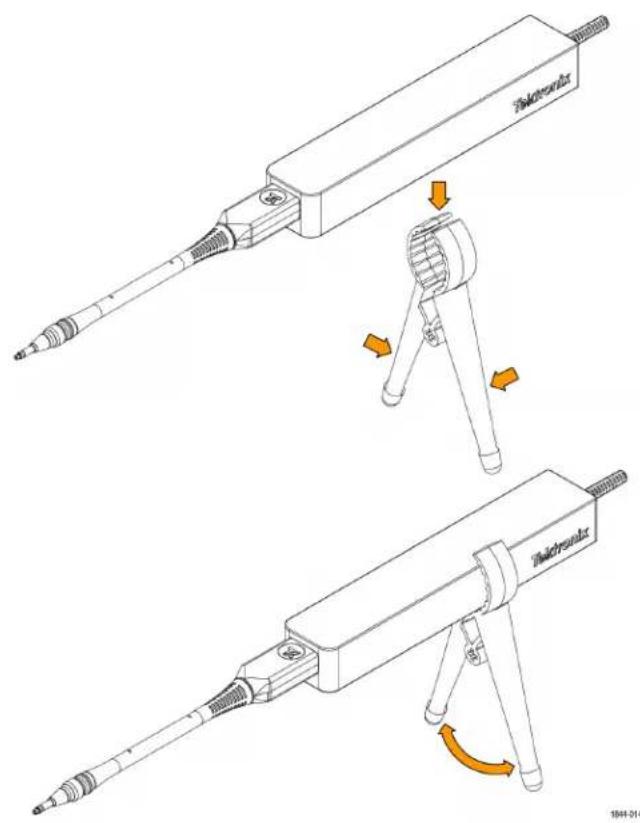TEKTRONIX TICP025 - Bipod installation - 1