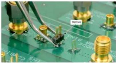 TEKTRONIX TICP025 - Instalación de los terminales de prueba sobre la placa de circuitos - 2