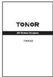 Tonor TW450 - ŚRODOWISKO PRACY I UWAGI - 5