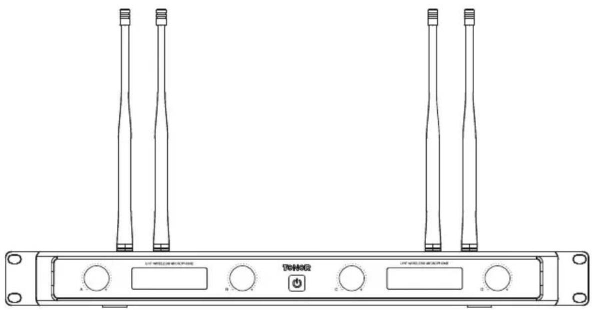 Tonor TW842 - Pakket Inclusief - 1