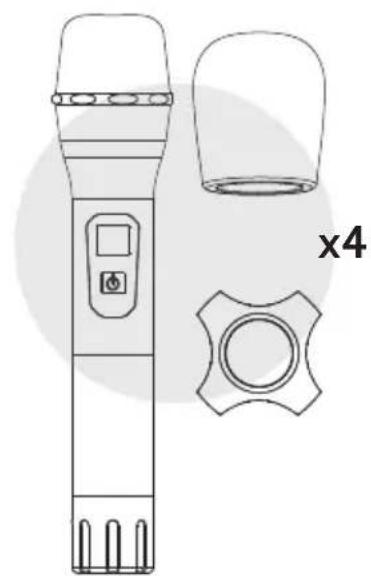 Tonor TW842 - Opakowanie zawiera - 3
