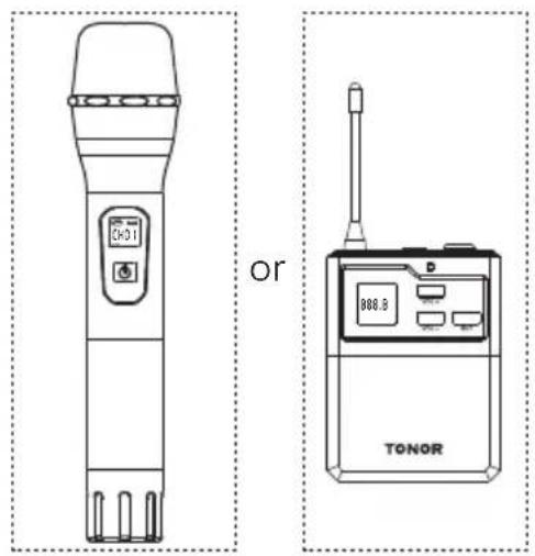 Tonor TW842 - ISTRUZIONI PER IL RICEVITORE - 6