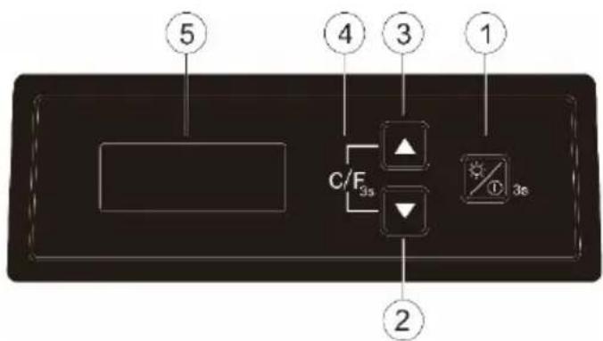 Witt WI6060H2B26 - Panneau de commande - WCI6060-1BG - 1