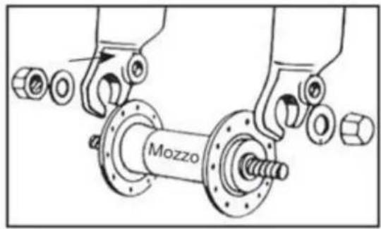 NILOX X10 - MONTAGGIO RUOTA CON MOZZO SENZA BLOCCAGGIO A SGANCIO RAPIDO - 1
