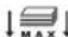 LEITZ IQ Autofeed Office 300 P5 - Varselsymboler for rommet for automatisk mating - 1