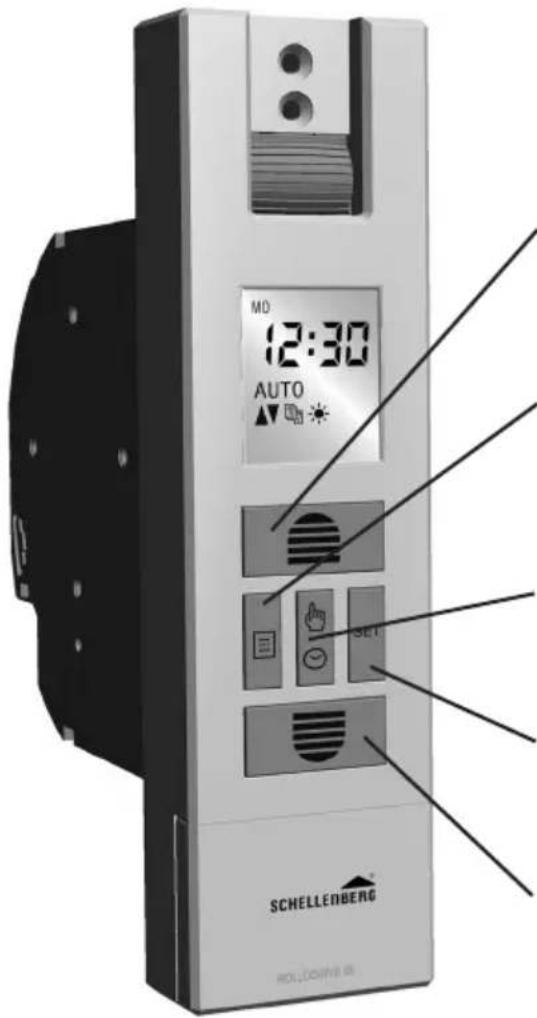 Schellenberg RolloDrive 65 Plus - ОБЈАШЊЕЊЕ ДУГМАДИ ДИСПЛЕЈА - 1