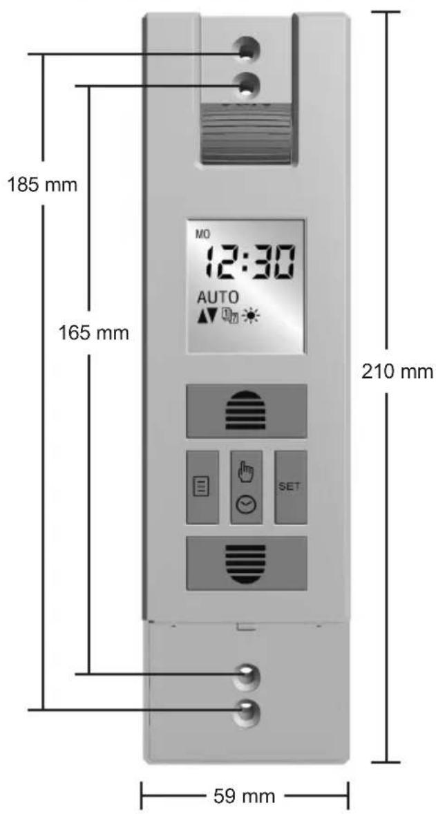 Schellenberg RolloDrive 65 Plus - SKÝRING Á HNÖPPUM OG SKJÁ - 2