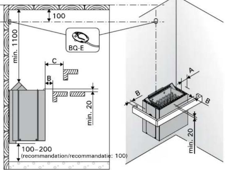 HARVIA Qubic HBQ904EM - Avant l'installation - 1