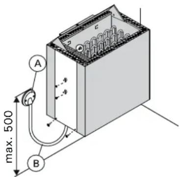 HARVIA Qubic HBQ454 - Voir figure 7. - 2