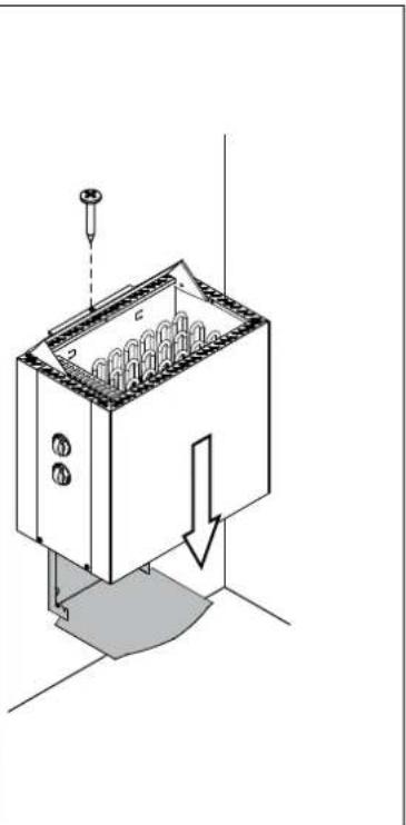 HARVIA Qubic HBQ454 - Mocowanie pieca na scianie - 1