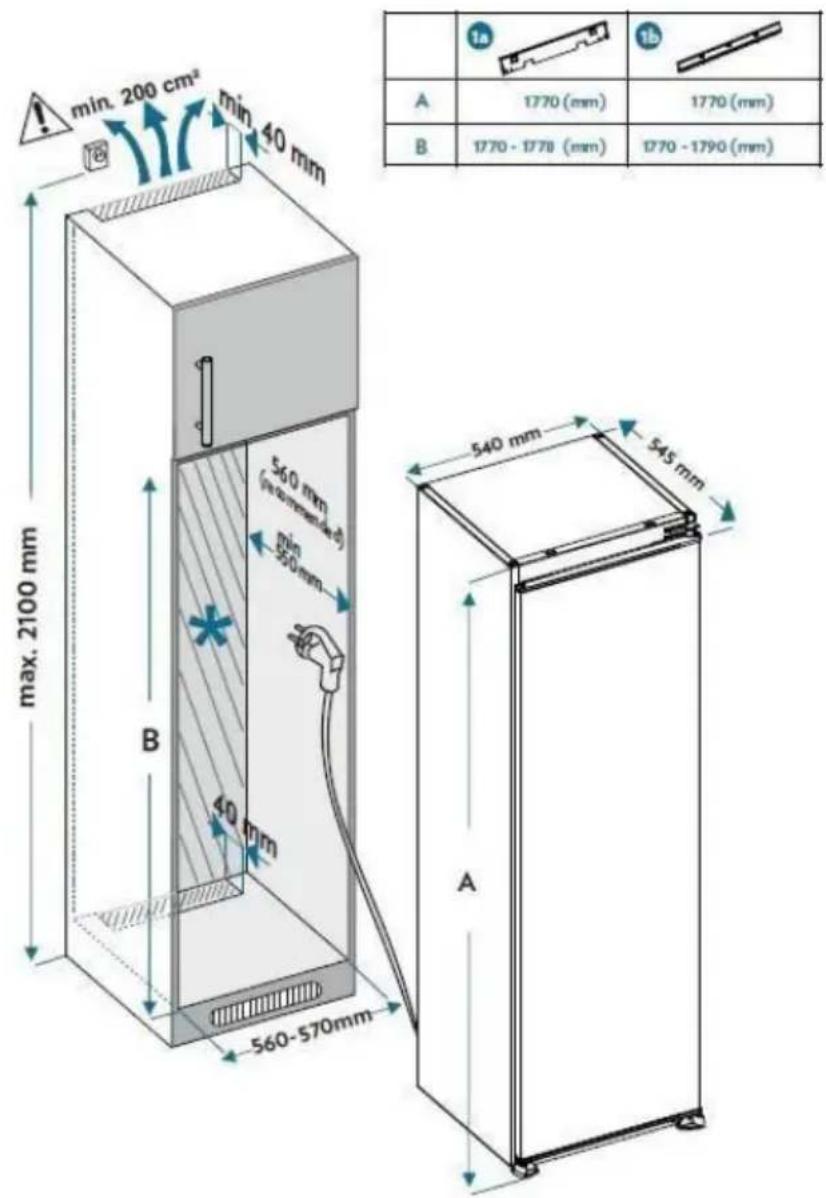 BRANDT BIL1770EB - Installationsvejledning - 5