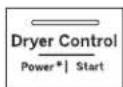 GE GFD35 - How to use the Dryer Control Feature (on some models) - 2