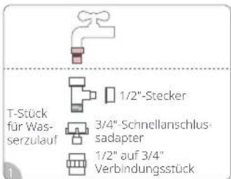 ROBOROCK Zeo Mini - ③ Verbinden des Wasserzulaufschauchs - 5