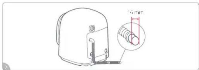 ROBOROCK Zeo Mini - Conexión de la manguera de desagüe - 3