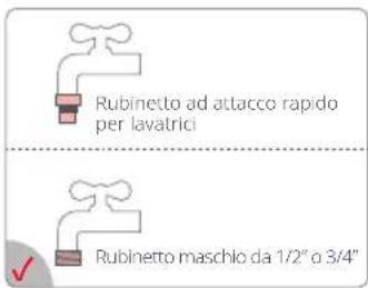 ROBOROCK Zeo Mini - ③ Collegamento del tubo flessibile di ingresso dell'acqua - 1