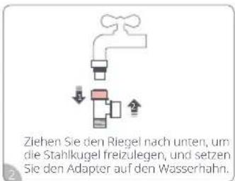 ROBOROCK Zeo Mini - ③ Verbinden des Wasserzulaufschauchs - 6