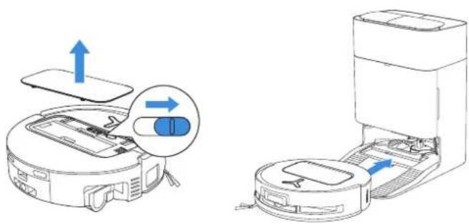 ECOVACS DEEBOT T80 OMNI - ③ Gücü AÇ ve Robotu Şarj Et - 1