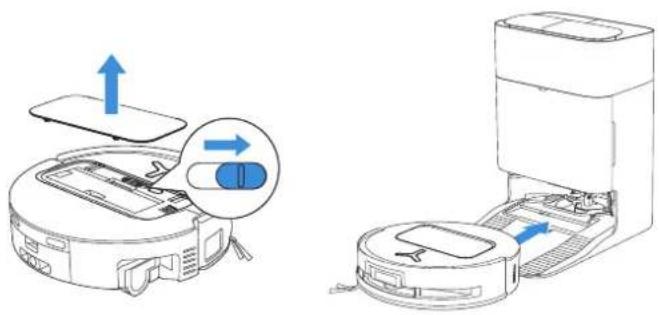 ECOVACS DEEBOT T80 OMNI - ③ Accendere e caricare il robot - 1