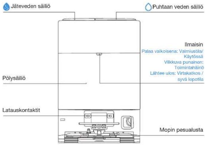 ECOVACS DEEBOT T80 OMNI - Näkymä OMNI Station -aseman edestä - 1