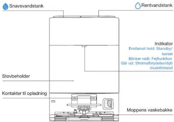 ECOVACS DEEBOT T80 OMNI - OMNI-Station set forfra - 1