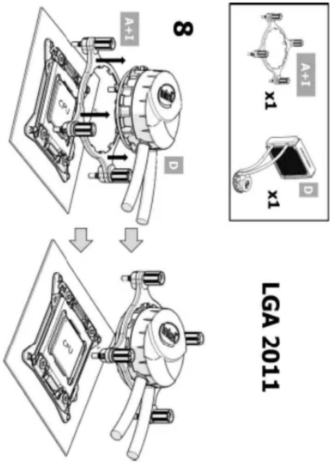 INTEL RTS2011LC - Installation Instructions for the Intel® RTS2011 LC Liquid Cooling Solution - 8