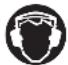 EINHELL KGST 210/1 - Portare gli occhiali protettivi - 1