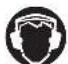 EINHELL KGST 210/1 - Wear goggles - 1
