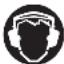 EINHELL KGST 210/1 - Porter un dispositif de protection des yeux - 1