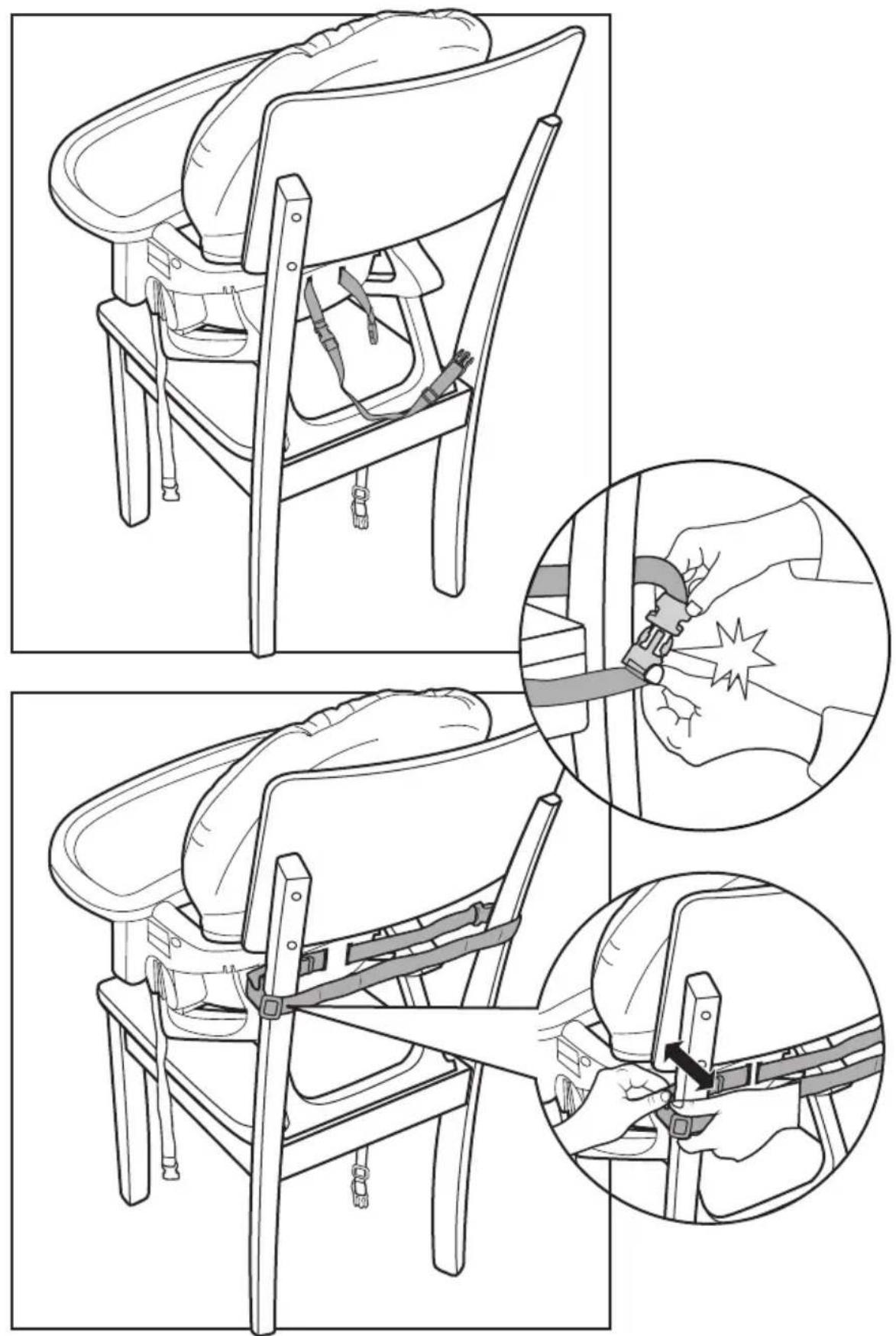 Ingenuity Proper Positioner - Remove The Seat • Extraer el asiento • Enlever le siège Den Sitz abnehmen • Zdejmij siedzenie • Rimuovere il sedile Verwijder het zitje - 5