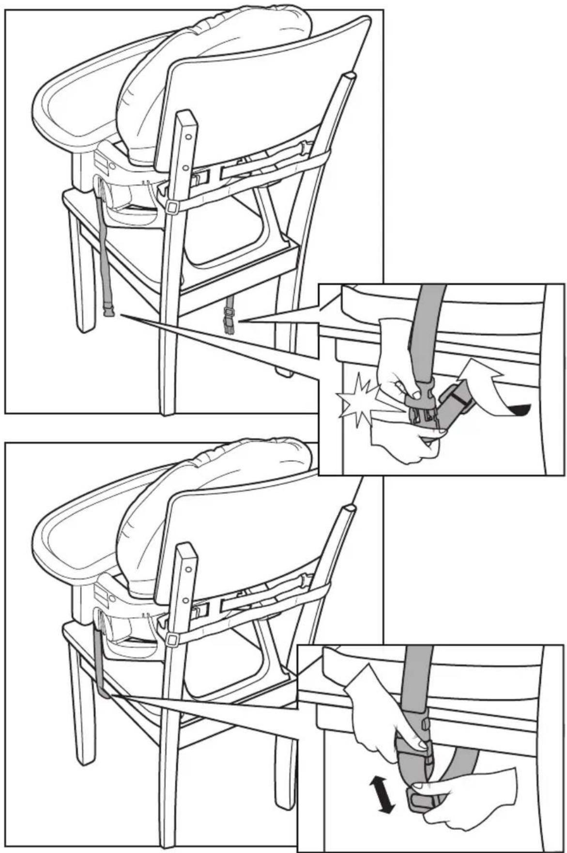 Ingenuity Proper Positioner - Remove The Seat • Extraer el asiento • Enlever le siège Den Sitz abnehmen • Zdejmij siedzenie • Rimuovere il sedile Verwijder het zitje - 6