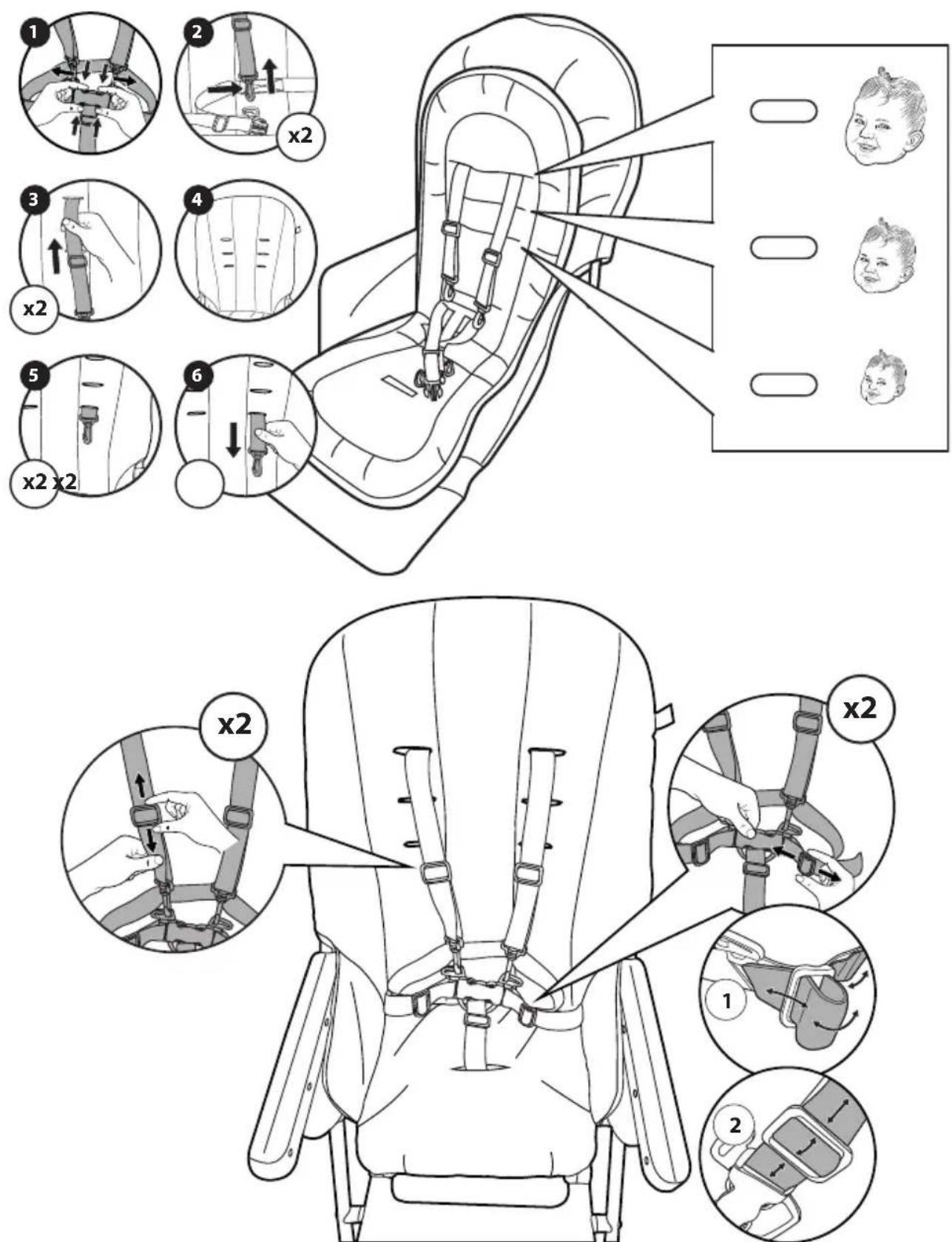 Ingenuity Proper Positioner - Remove The Seat • Extraer el asiento • Enlever le siège Den Sitz abnehmen • Zdejmij siedzenie • Rimuovere il sedile Verwijder het zitje - 21