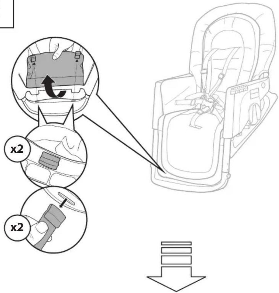 Ingenuity Proper Positioner - Remove The Seat • Extraer el asiento • Enlever le siège Den Sitz abnehmen • Zdejmij siedzenie • Rimuovere il sedile Verwijder het zitje - 13