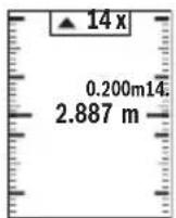 BOSCH GLM 50-27 GC Professional - Stake out function (see figure I) - 2