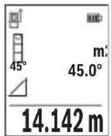BOSCH GLM 50-27 GC Professional - a) Pośredni pomiar wysokości (zob. rys. E) - 1