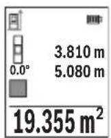 BOSCH GLM 50-27 GC Professional - Pomiar powierzchni - 1