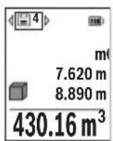 BOSCH GLM 50-27 GC Professional - Memory value display - 1