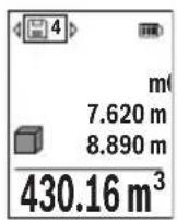 BOSCH GLM 50-27 GC Professional - Wskaźnik zaprogramowanej wartości - 1