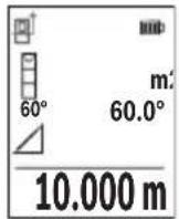 BOSCH GLM 50-27 GC Professional - c) Misurazione indiretta delle lunghezze (vedere Fig. G) - 1