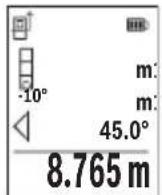 BOSCH GLM 50-27 GC Professional - b) Dubbele indirecte hoogtemeting (zie afbeelding F) - 1