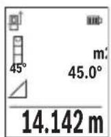 BOSCH GLM 50-27 GC Professional - a) Medición indirecta de altura (ver figura E) - 1