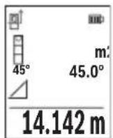 BOSCH GLM 50-27 GC Professional - a) Măsurarea indirectă a înălțimilor (consultați imaginea E) - 1