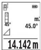 BOSCH GLM 50-27 GC Professional - a) Közvetett magasságmérés (lásd a E ábrát) - 1