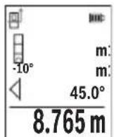 BOSCH GLM 50-27 GC Professional - b) Dvojité nepřímé měření výšky (viz obrázek F) - 1