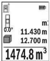 BOSCH GLM 50-27 GC Professional - Hacim ölçümü - 1