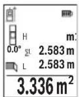 BOSCH GLM 50-27 GC Professional - Вимірювання площі стін (див. мал. Н) - 1