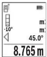 BOSCH GLM 50-27 GC Professional - b) Подвійне непряме вимірювання висоти (див. мал. F) - 1