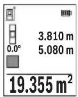 BOSCH GLM 50-27 GC Professional - Мерење на површини - 1