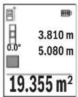 BOSCH GLM 50-27 GC Professional - Măsurarea suprafetelor - 1