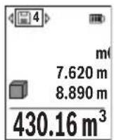 BOSCH GLM 50-27 GC Professional - Tallennetun lukeman näyttö - 1