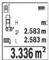 BOSCH GLM 50-27 GC Professional - Misurazione di superfici di pareti (vedere Fig. H) - 1